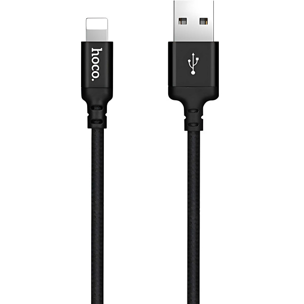 Фото - Кабель HOCO X14 USB to iP 2A, 2m Black (6957531062882)