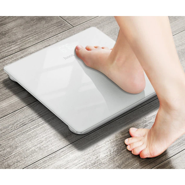 Фото - Ваги підлогові HOCO HI20 Weight scale White (6942007624114)