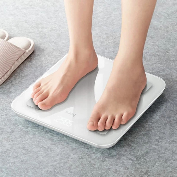 Фото - Ваги підлогові HOCO HI21 Smart body fat scale White (6942007624121)