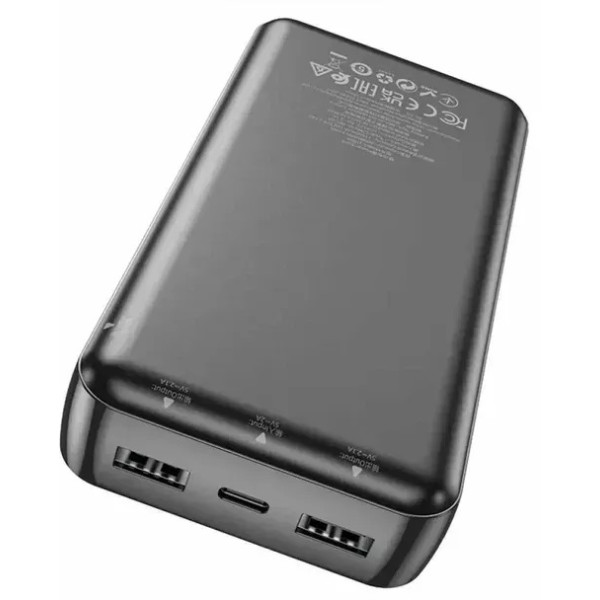 Фото - Батарея мобильная HOCO J100A High-ranking 20000mAh Black (6931474783585)
