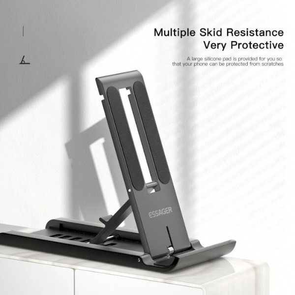 Фото - Підставка для мобільного пристрою Essager Sailing Desktop Phone Holder Black (EZJZM-FC01)