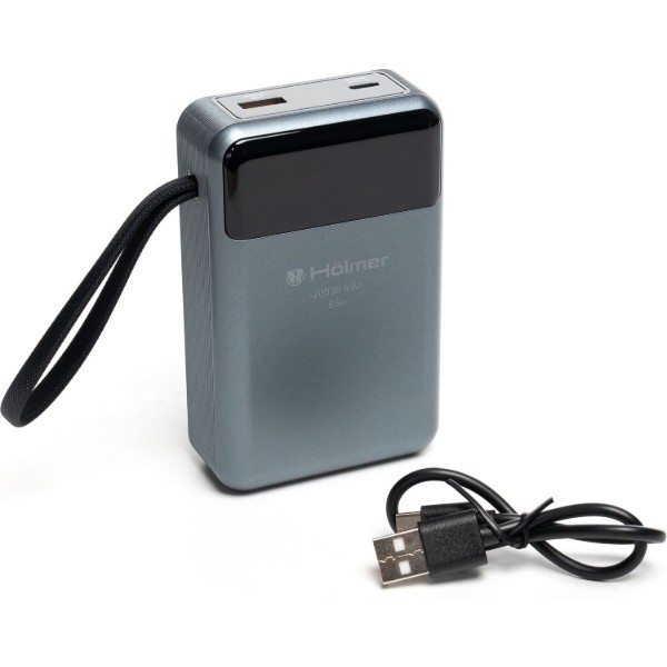 Фото - Батарея мобильная Holmer Hippo 20000 mAh 65W Type-C Black (NRG-03)