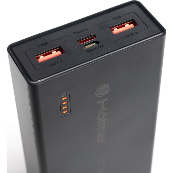 Фото - Батарея мобильная Holmer Rabbit 20000 mAh 22.5W Type-C Black (NRG-01)