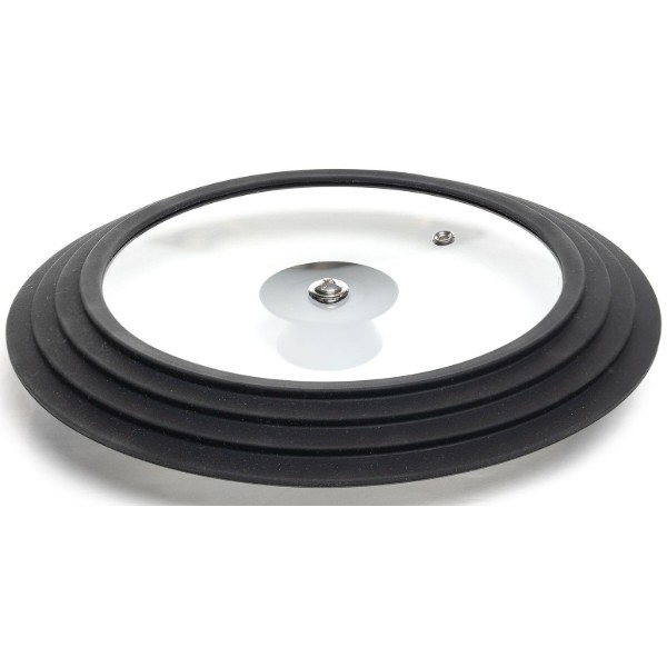 Фото - Кришка для посуду Holmer Silicon Universal 20 см (LI-0120-PBL)