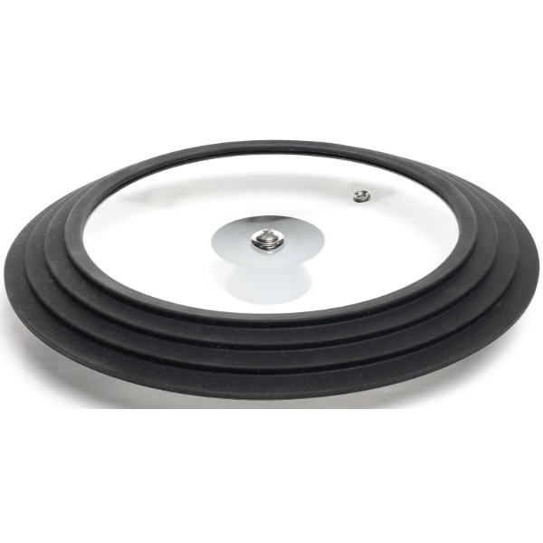 Фото - Кришка для посуду Holmer Silicon Universal 24 см (LI-0124-PBL)