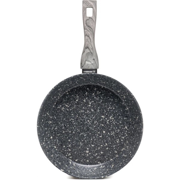 Фото - Сковорода універсальна Holmer Star Chef Granite Premium 26 см (FP-22326-SWMGBL)