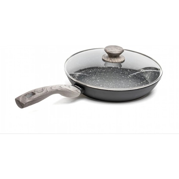 Фото - Сковорода універсальна Holmer Star Chef Granite Premium 26 см (FP-22326-SWMGBL)