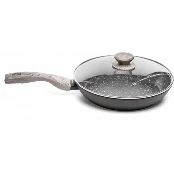 Фото - Сковорода універсальна Holmer Star Chef Granite Premium 26 см (FP-22326-SWMGBL)