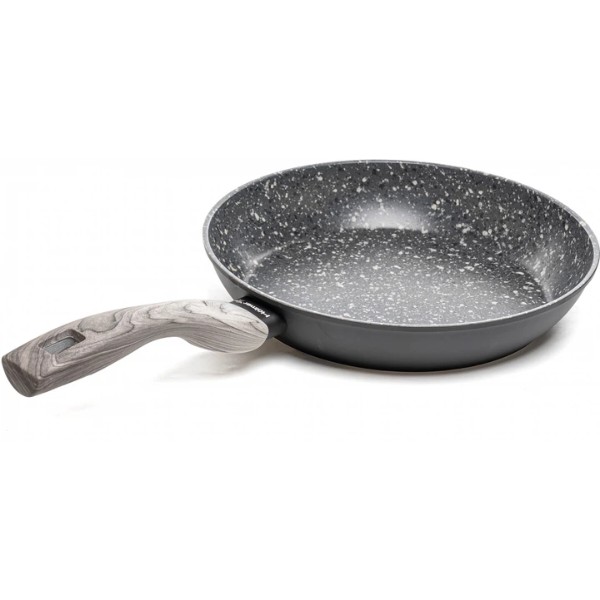 Фото - Сковорода універсальна Holmer Star Chef Granite Premium 28 см (FP-22328-SWMGBL)