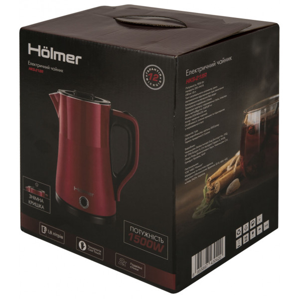 Фото - Электрический чайник Holmer HKS-218R