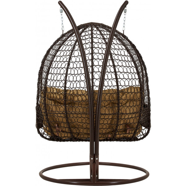 Фото - Крісло-кокон Home Rest подвійне Коричневий