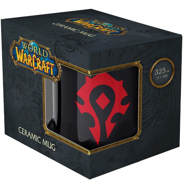 Фото - Чашка Blizzard WORLD OF WARCRAFT Horde 330 мл Black (FWWMUG24BKHOR0002)