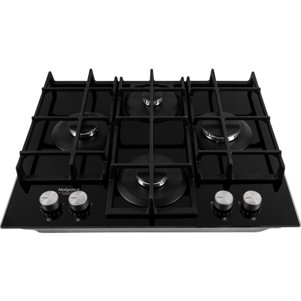 Фото - Духова шафа + варильна поверхня газова Hotpoint-Ariston HAO3K78PSUFB + HAGS61F/BK1