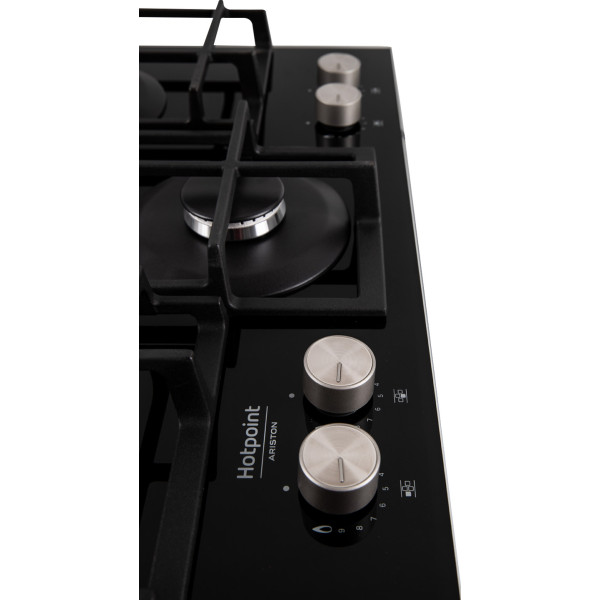 Фото - Духова шафа + варильна поверхня газова Hotpoint-Ariston HAO3K78PSUFB + HAGS61F/BK1