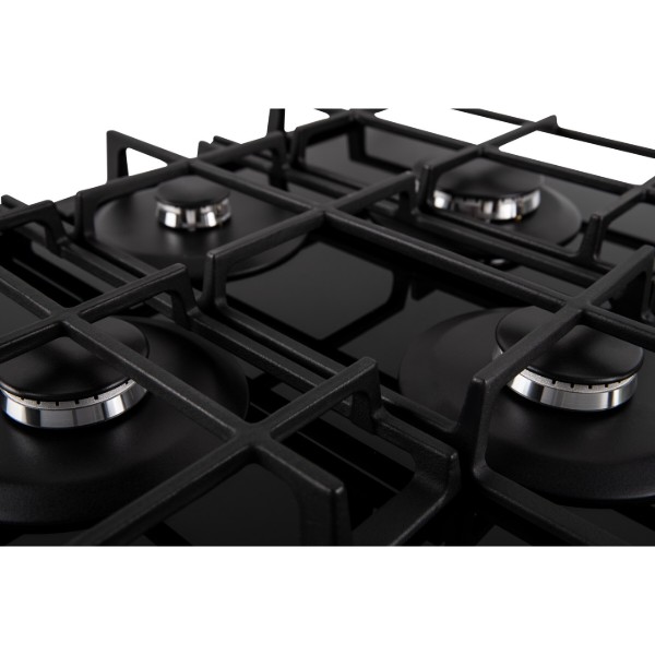 Фото - Духова шафа + варильна поверхня газова Hotpoint-Ariston FA5S841JBLGHA + HAGS61FBK