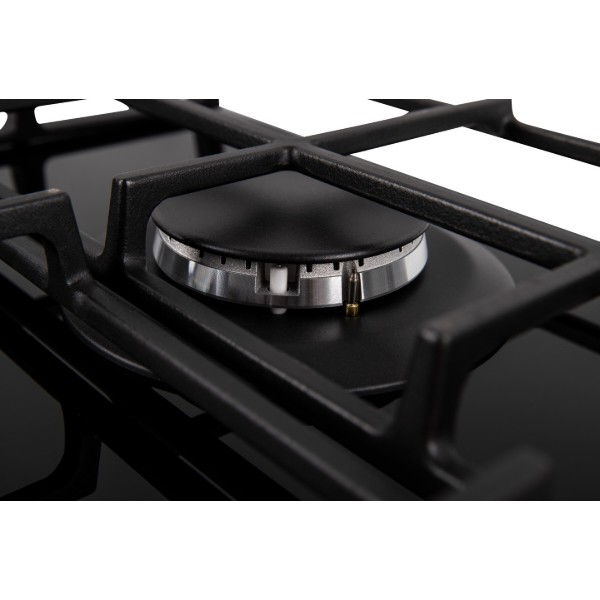 Фото - Духова шафа + варильна поверхня газова Hotpoint-Ariston FA5S841JBLGHA + HAGS61FBK