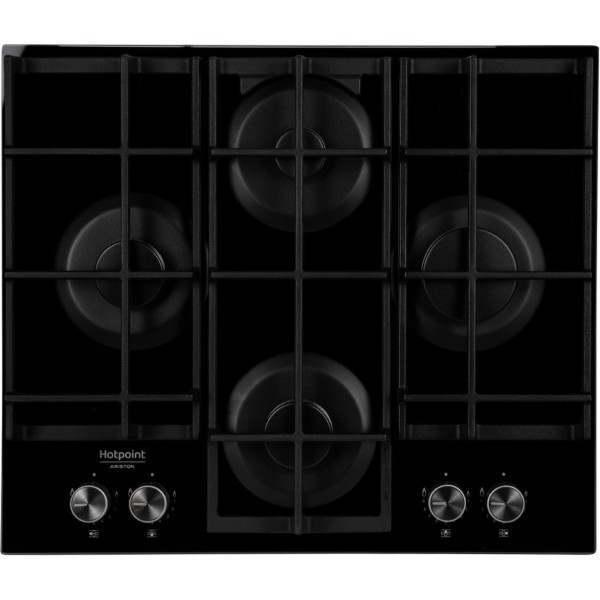 Фото - Духова шафа + варильна поверхня газова Hotpoint-Ariston FA5S841JBLGHA + HAGS61FBK