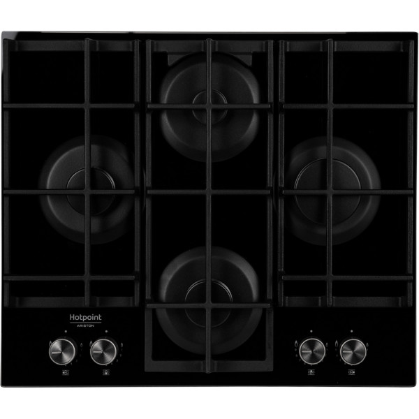 Фото - Духова шафа + варильна поверхня газова Hotpoint-Ariston HAO3K78PSUFB + HAGS61F/BK1