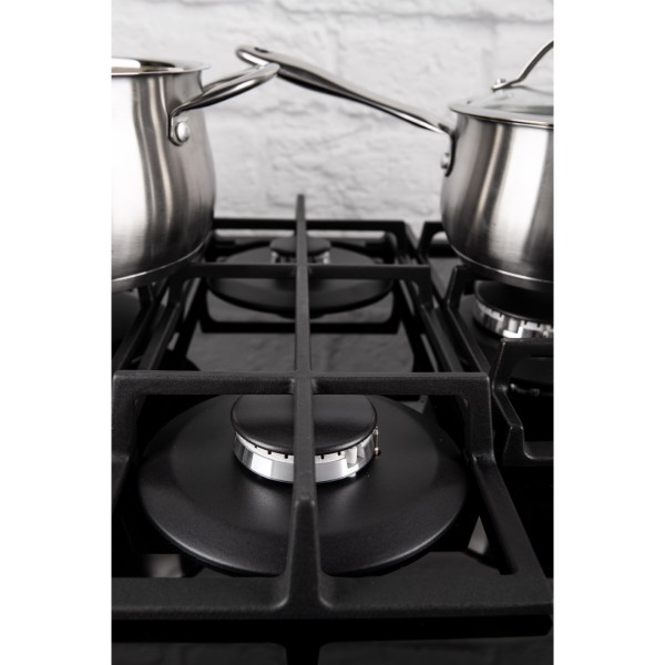 Фото - Духова шафа + варильна поверхня газова Hotpoint-Ariston FA5S841JBLGHA + HAGS61FBK