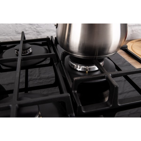 Фото - Духова шафа + варильна поверхня газова Hotpoint-Ariston FA5S841JBLGHA + HAGS61FBK