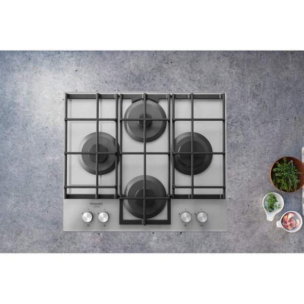 Фото - Варочная панель газовая Hotpoint-Ariston HAGS61FWH