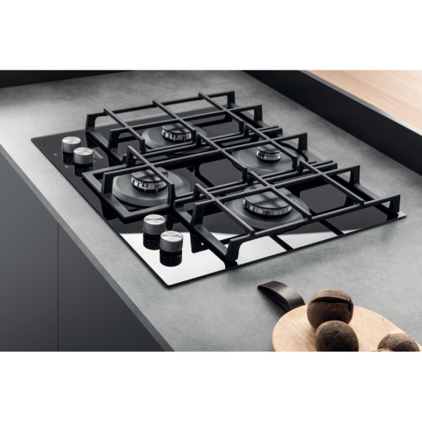 Фото - Варочная панель газовая Hotpoint-Ariston HAGS61FBK