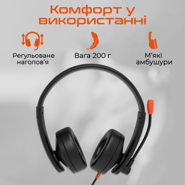 Фото - Гарнітура дротова Meetion MT-HP003U-A