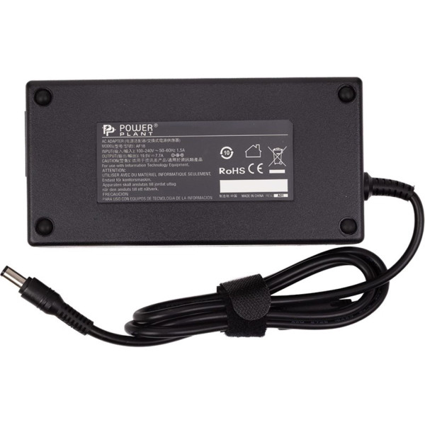 Фото - Зарядний пристрій для ноутбука PowerPlant HP 220V, 19.5V 150W 7.7A (6.3x3.0) (HP150G6330) Фото - Зарядний пристрій для ноутбука PowerPlant HP 220V, 19.5V 150W 7.7A (6.3x3.0) (HP150G6330)