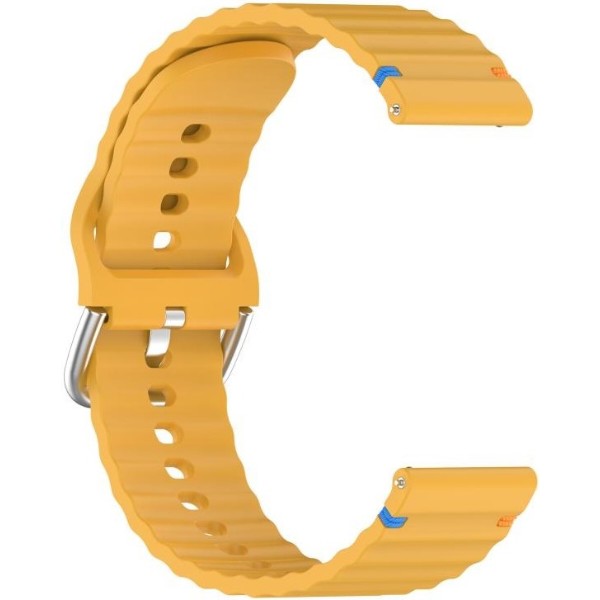 Фото - Ремінець для смарт-годинника BeCover Ribbed Tape (22mm) for Huawei Watch GT 5 / GT 4 (46mm) / GT 3 (46mm) / GT 2 (46mm) / GT 2 Pro / Watch GS Pro Yellow (714292)