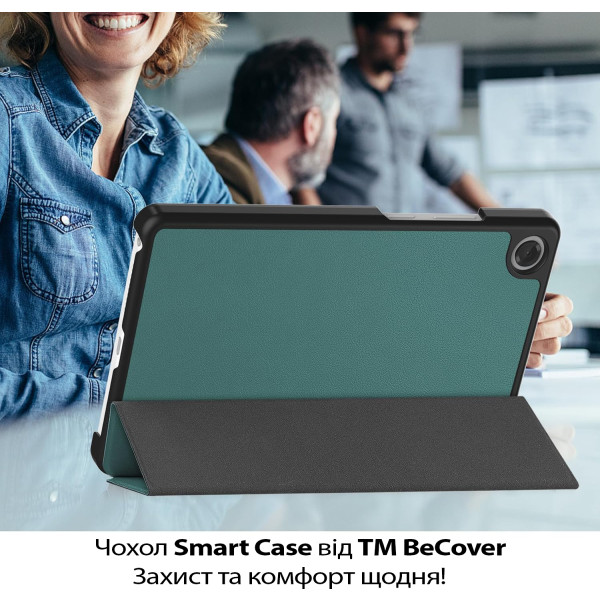 Фото - Чохол для планшета BeCover Smart Case for Lenovo Tab One/Tab K9 8.7" 2025 (TB305XU/FU) Dark Green (713746)