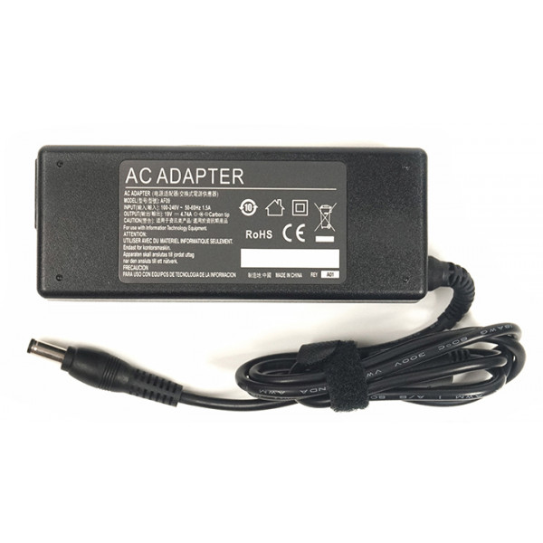 Фото - Зарядное устройство для ноутбука PowerPlant HP 220V 19V 90W 4.74A (HP90F5525)