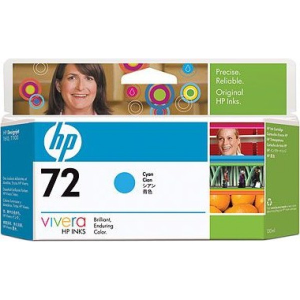 Фото - Картриджі для струменевих принтерів HP No.72 DJ T610/T1100/T790 cyan, 130 ml (C9371A)