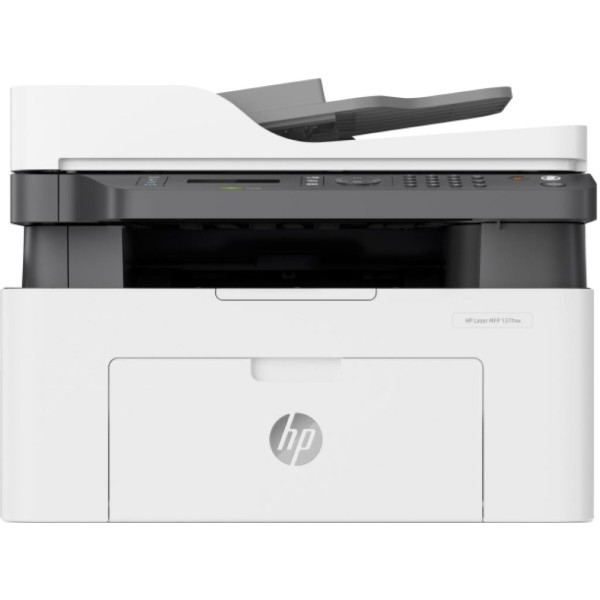 Фото - МФУ ч/б печати HP Laser 137fnw с Wi-Fi (4ZB84A)