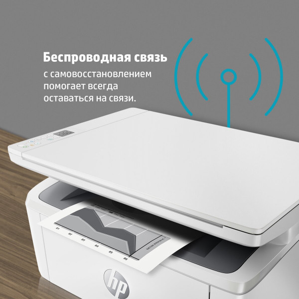 Фото - Уцінка - БФП ч/б друку HP LaserJet Pro M141w c WiFi (7MD74A)
