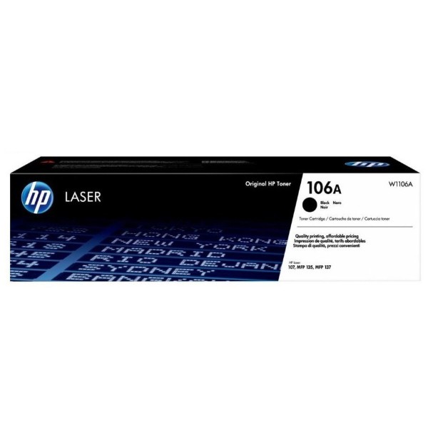Фото - Картриджі для лазерних принтерів HP No.106A 107/135/137 Black (W1106A)