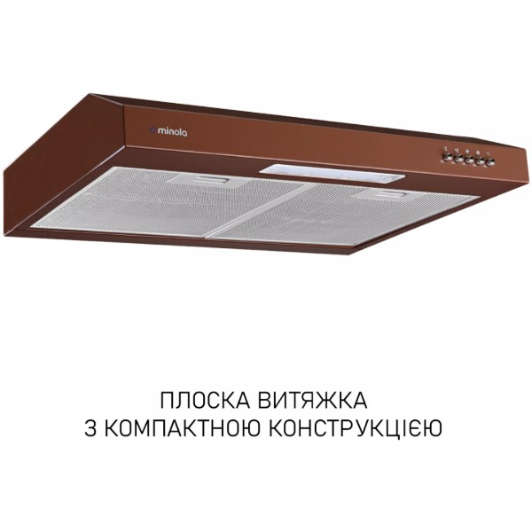 Фото - Витяжка традиційна Minola HPL 512 BR