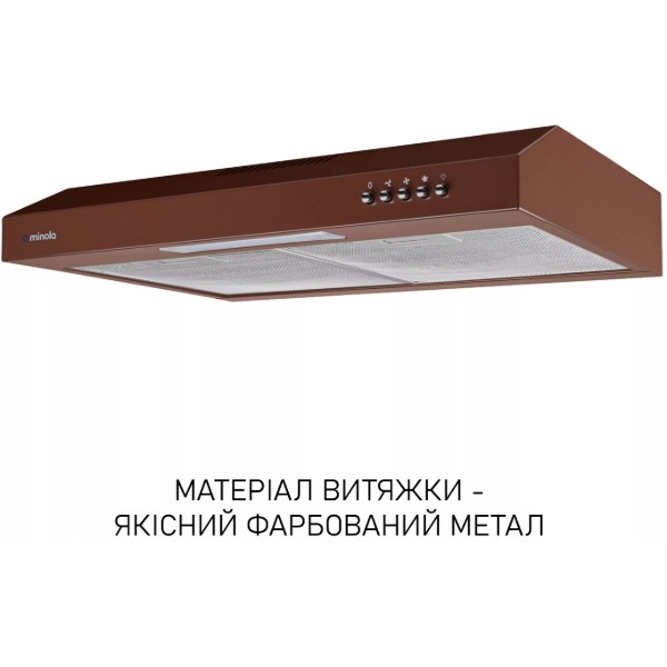 Фото - Витяжка традиційна Minola HPL 512 BR