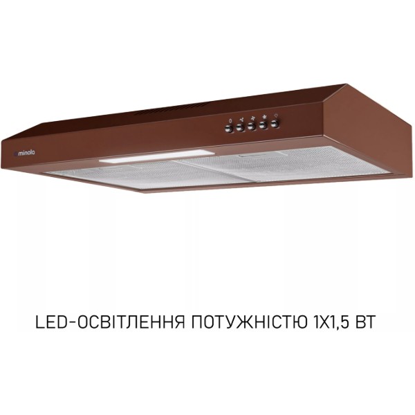 Фото - Витяжка традиційна Minola HPL 512 BR