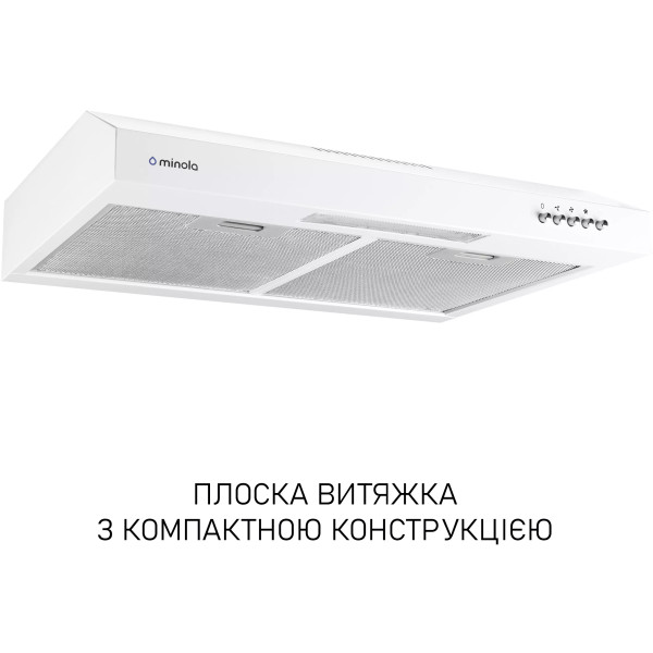 Фото - Витяжка традиційна Minola HPL 512 WH