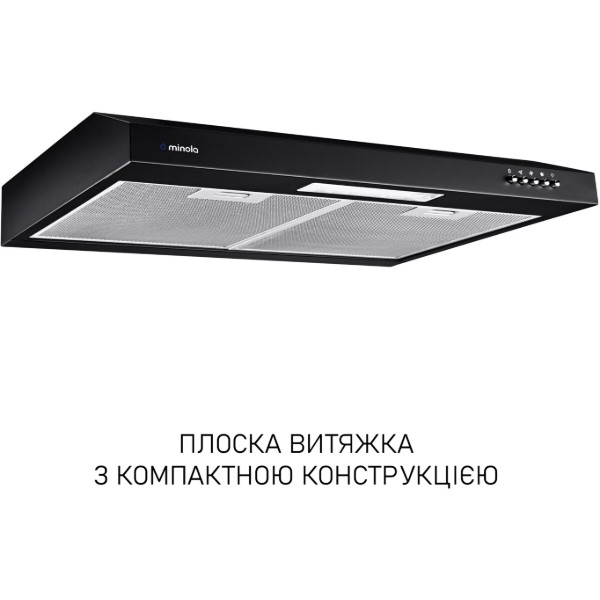 Фото - Вытяжка традиционная Minola HPL 612 BL