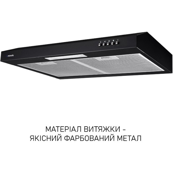 Фото - Вытяжка традиционная Minola HPL 612 BL