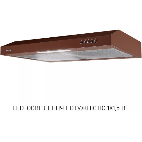 Фото - Вытяжка традиционная Minola HPL 612 BR