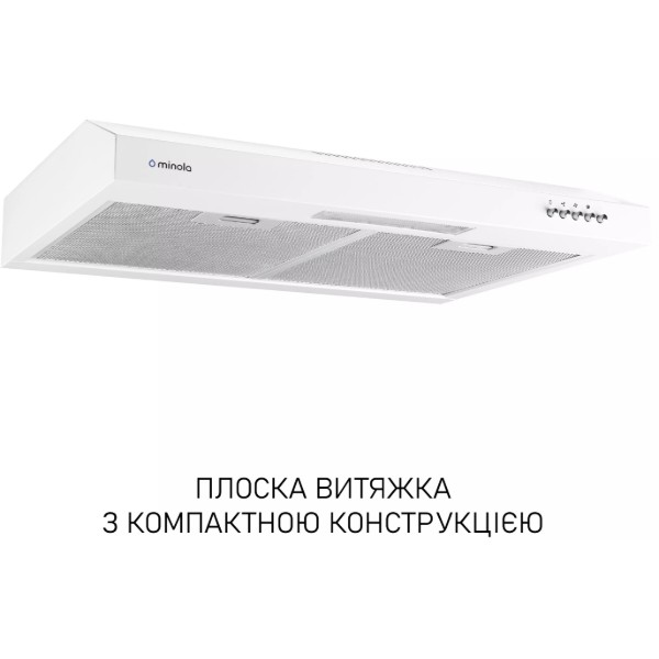 Фото - Вытяжка традиционная Minola HPL 612 WH