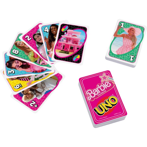 Фото - Настольная игра (5-7 лет) Mattel games UNO "Barbie в кино" (HPY59)