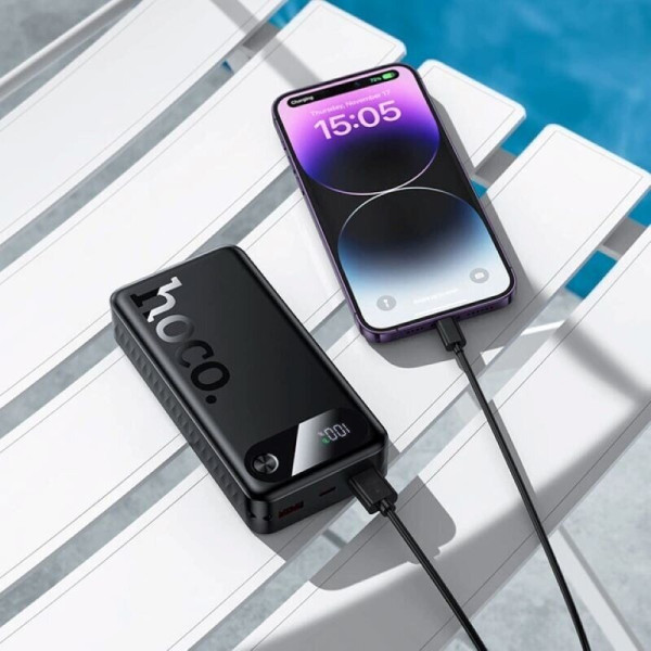 Фото - Батарея мобильная HOCO J154A Victorious 22.5W + PD20W 20000 mAh Black (715102)
