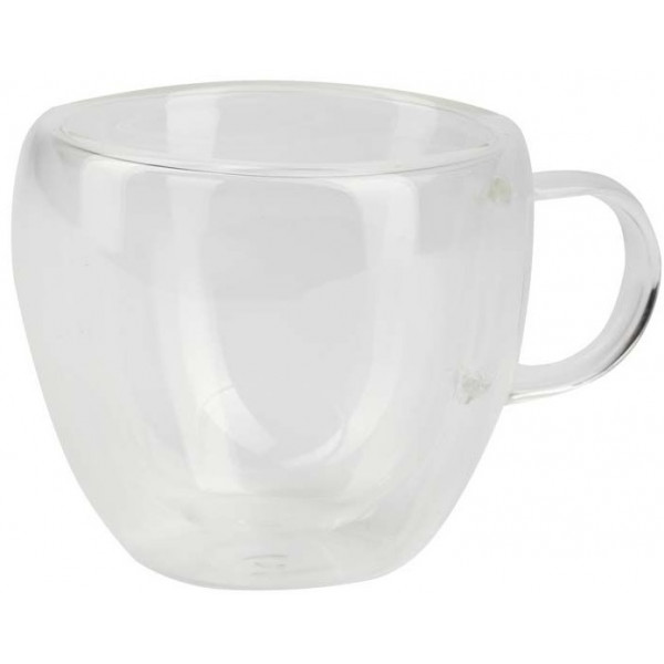 Фото - Набір чашок з подвійними стінками Bergner Coffee & tea lovers 100 мл 2 шт. (BG-20114-MM)