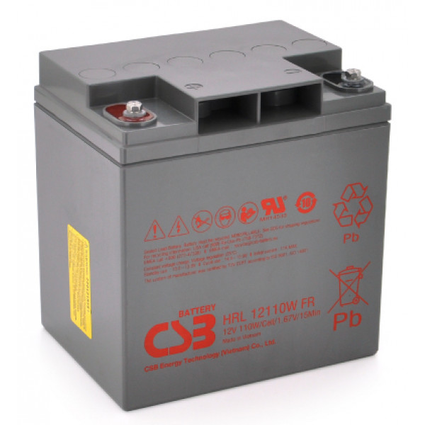 Фото - Акумулятор для ДБЖ CSB 12V 28Ah (HRL12110WFR)
