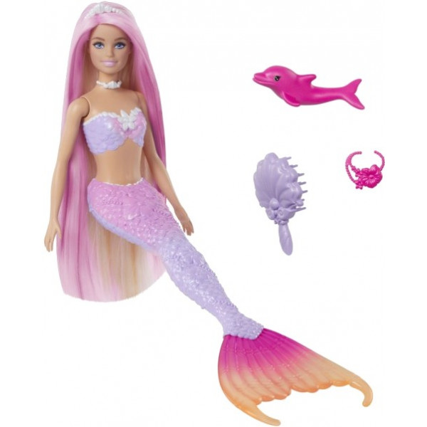 Фото - Лялька Barbie Русалка "Кольорова магія" серії Дрімтопія  (HRP97)