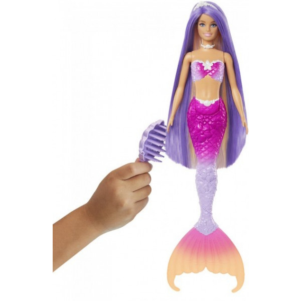 Фото - Лялька Barbie Русалка "Кольорова магія" серії Дрімтопія  (HRP97)
