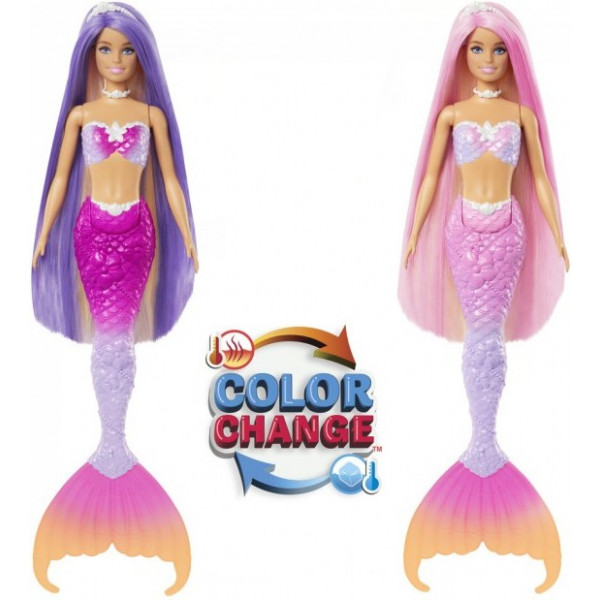 Фото - Лялька Barbie Русалка "Кольорова магія" серії Дрімтопія  (HRP97)